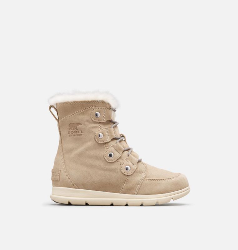 Sorel Dam Vinterkängor Khaki - Explorer™ Joan Låga - UYT-596742